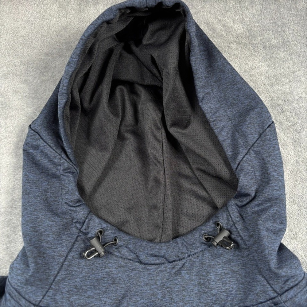 UNRL Crossover Hoodie II Mens Large Blue Performance Tech Stretch Pullover - Picture 7 of 12